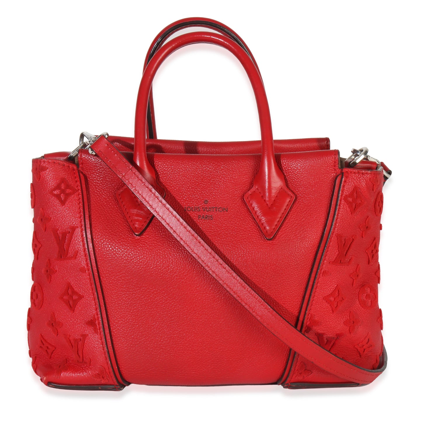 Louis Vuitton Framboise Calfskin Monogram Tote W BB