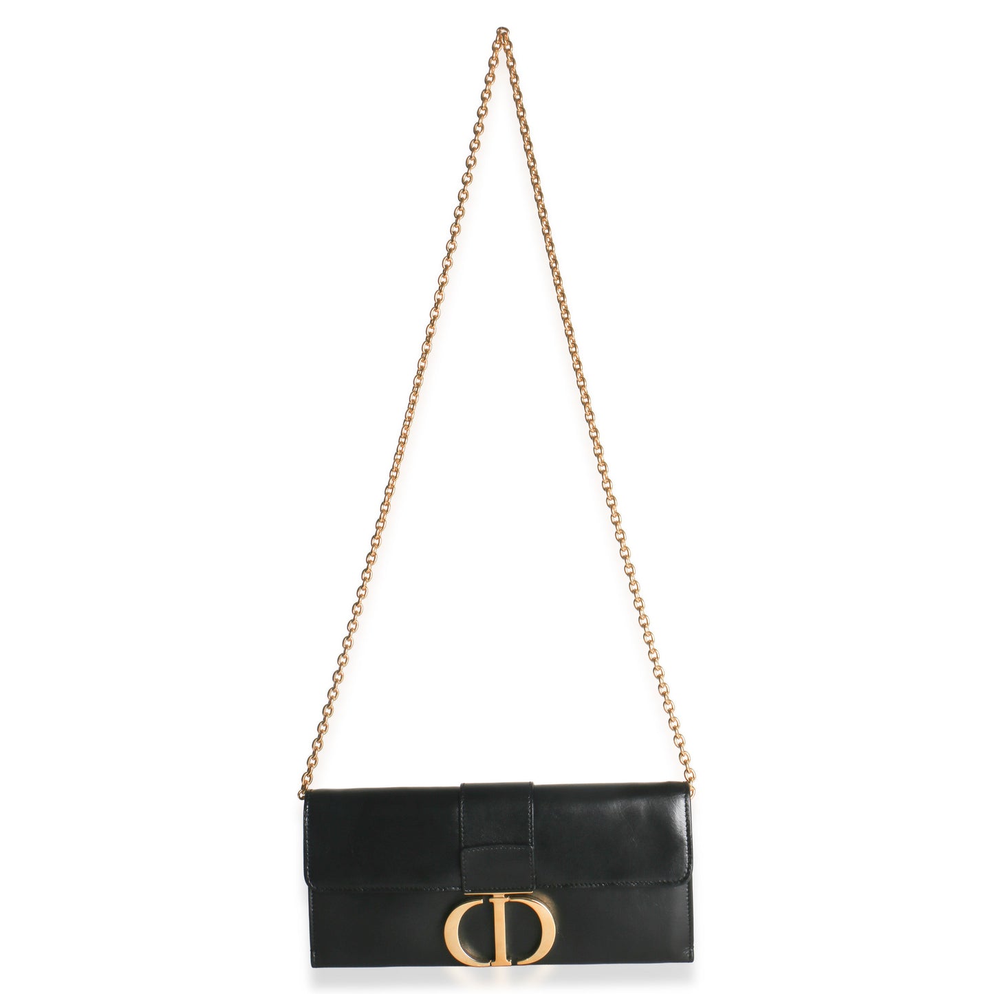 Dior Black Calfskin Montaigne 30 Clutch