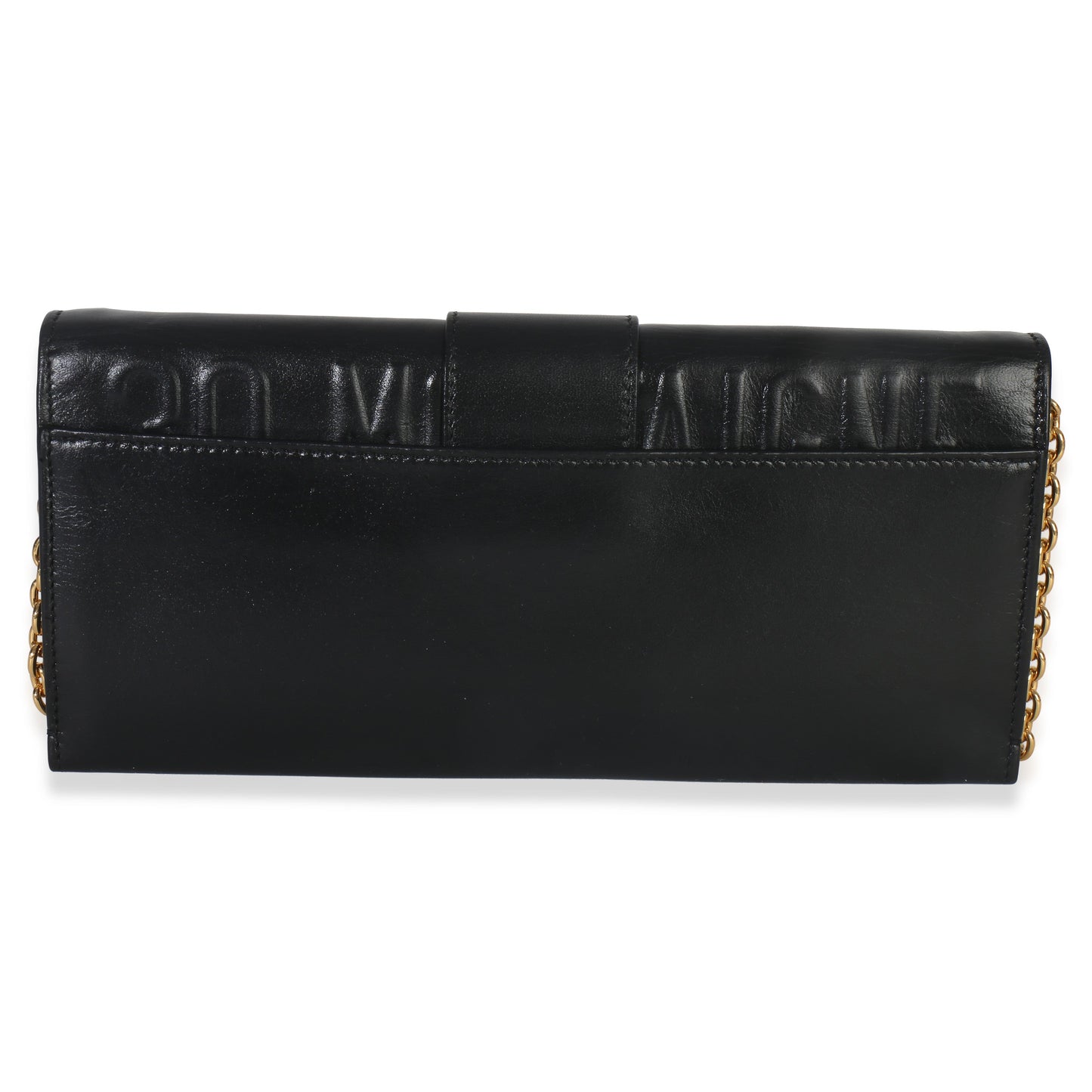 Dior Black Calfskin Montaigne 30 Clutch