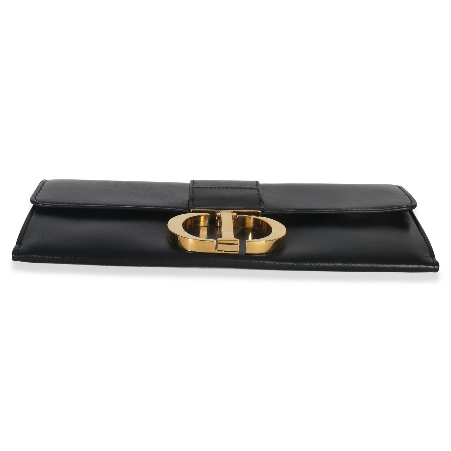 Dior Black Calfskin Montaigne 30 Clutch