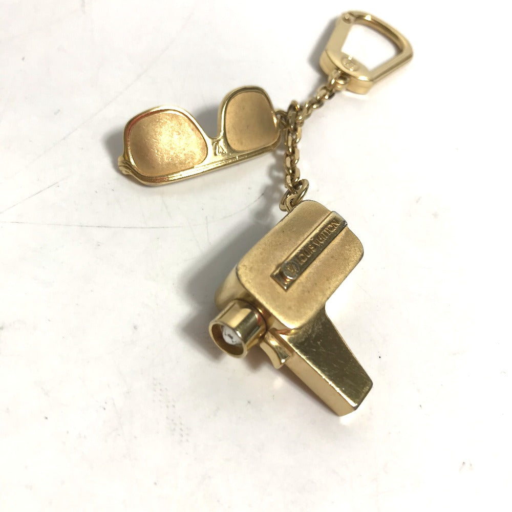 LOUIS VUITTON key ring M65383 metal gold Porte Cour Cannes