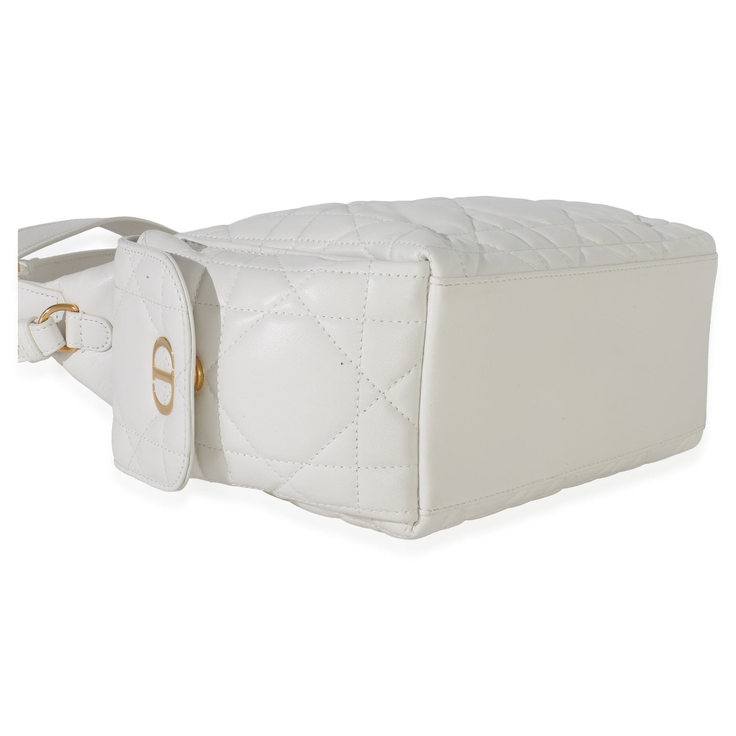 Dior Latte Lambskin Macrocannage Medium D-Dream Bag