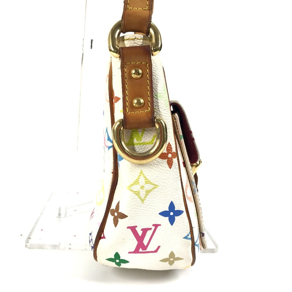 LOUIS VUITTON Shoulder Bag M40053 Monogram multicolor canvas white Monogram multicolor Lodge PM Women