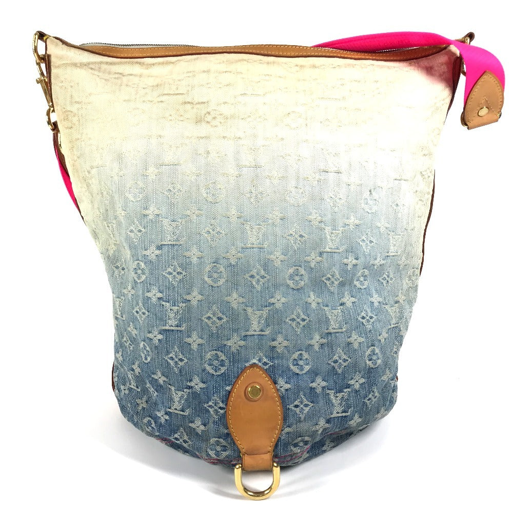 LOUIS VUITTON Shoulder Bag M93184 Monogram denim blue Monogram Denim Gradient Sunburst PM