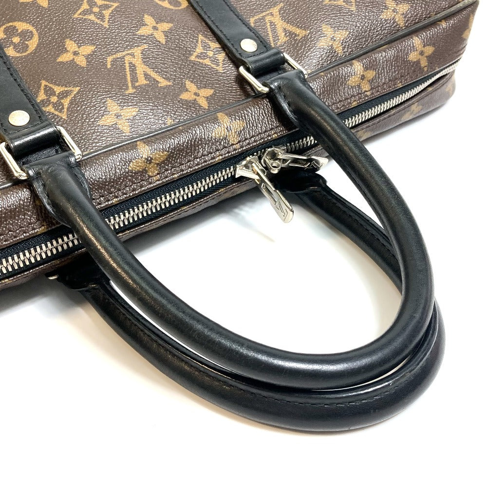 LOUIS VUITTON Briefcase M40225 Monogram canvas Brown Monogram Macasa Port Documan Voyajaj mens