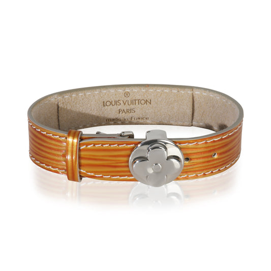 Louis Vuitton Leather Cyber Epi Wish Bracelet