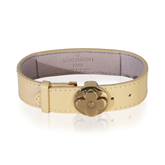 Louis Vuitton Gold-Plated  Monogram Epi Wish Bracelet