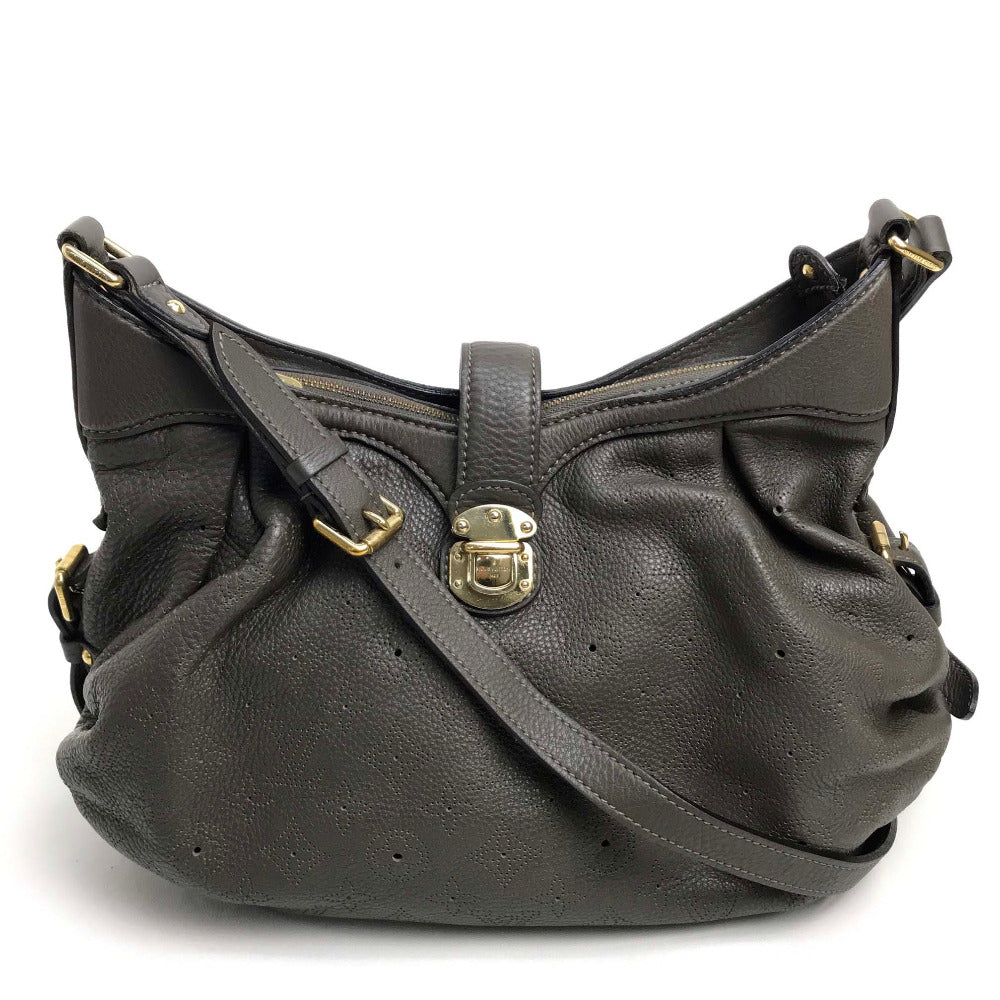 LOUIS VUITTON Shoulder Bag M95768 monogram mahina leather gray Monogram Mahina XS Women