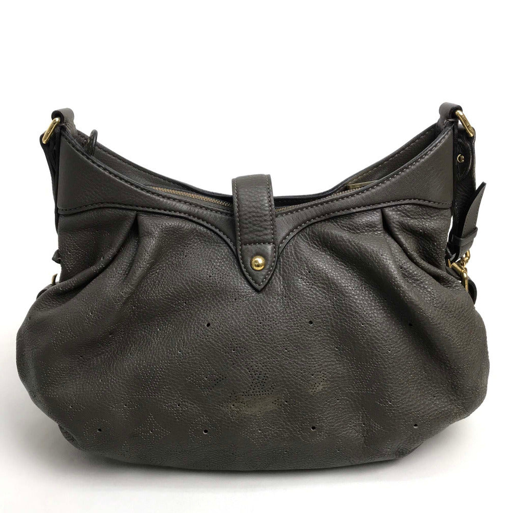 LOUIS VUITTON Shoulder Bag M95768 monogram mahina leather gray Monogram Mahina XS Women