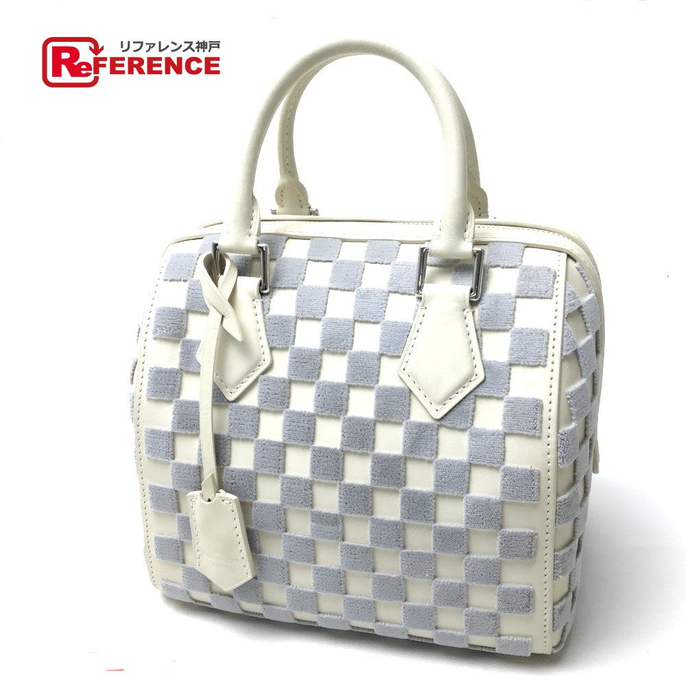 LOUIS VUITTON Handbag M48909 Damier Azur Canvas white Damier Azul Speedy Cube PM