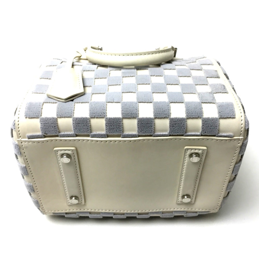 LOUIS VUITTON Handbag M48909 Damier Azur Canvas white Damier Azul Speedy Cube PM