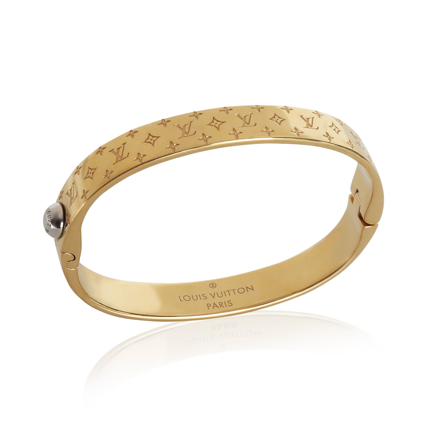 Louis Vuitton Gold-Plated  Nanogram Bracelet