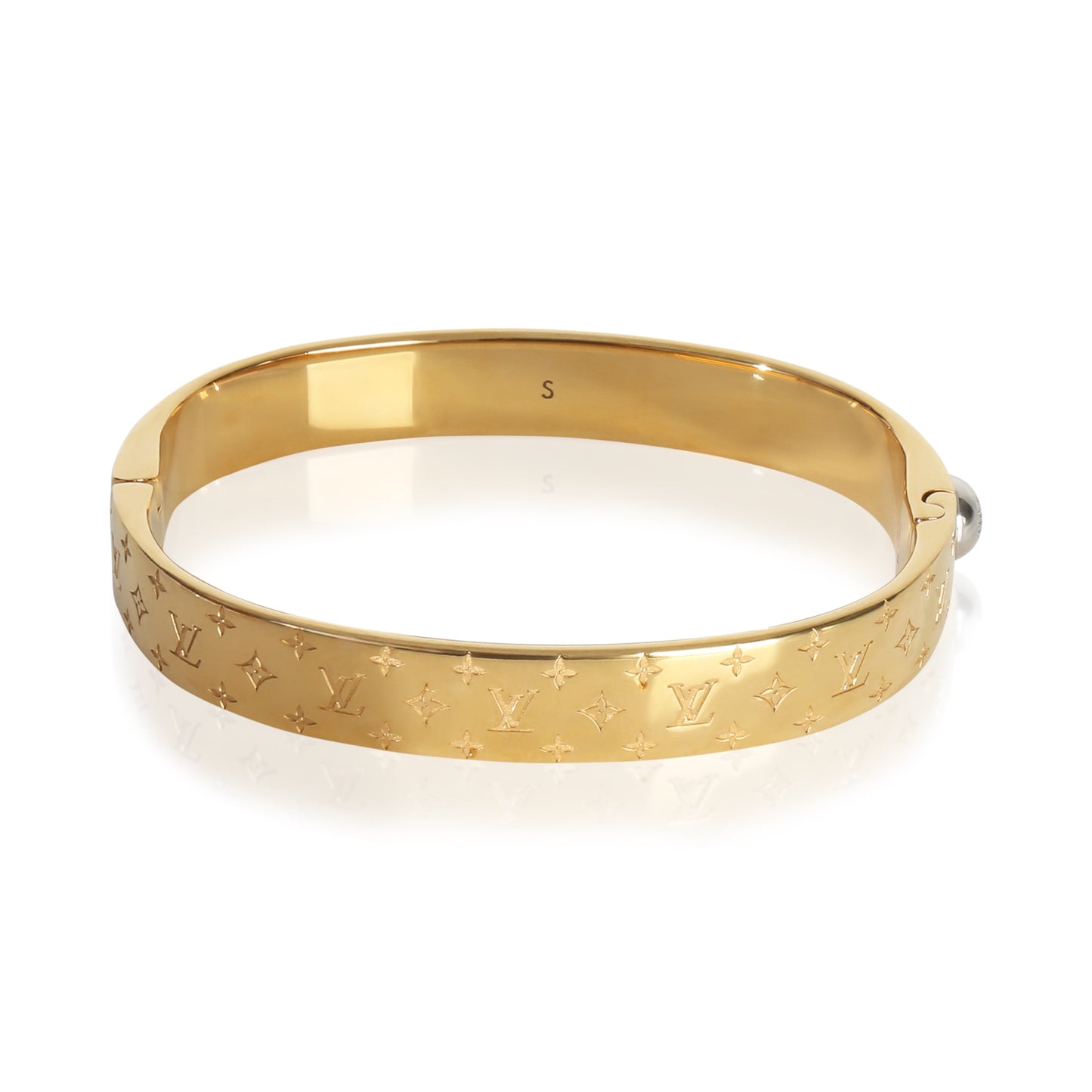 Louis Vuitton Gold-Plated  Nanogram Bracelet
