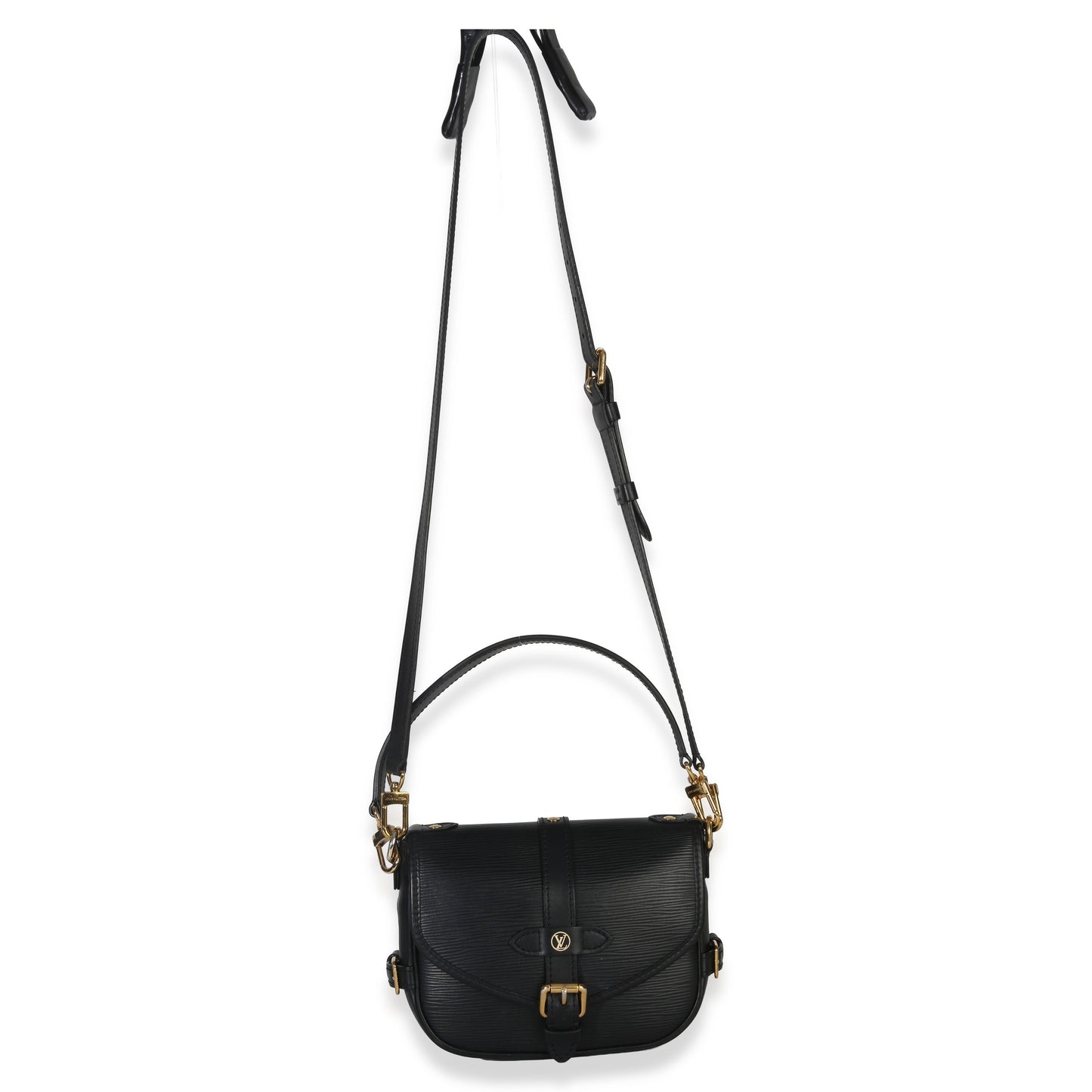 Louis Vuitton Black Epi Saumur BB