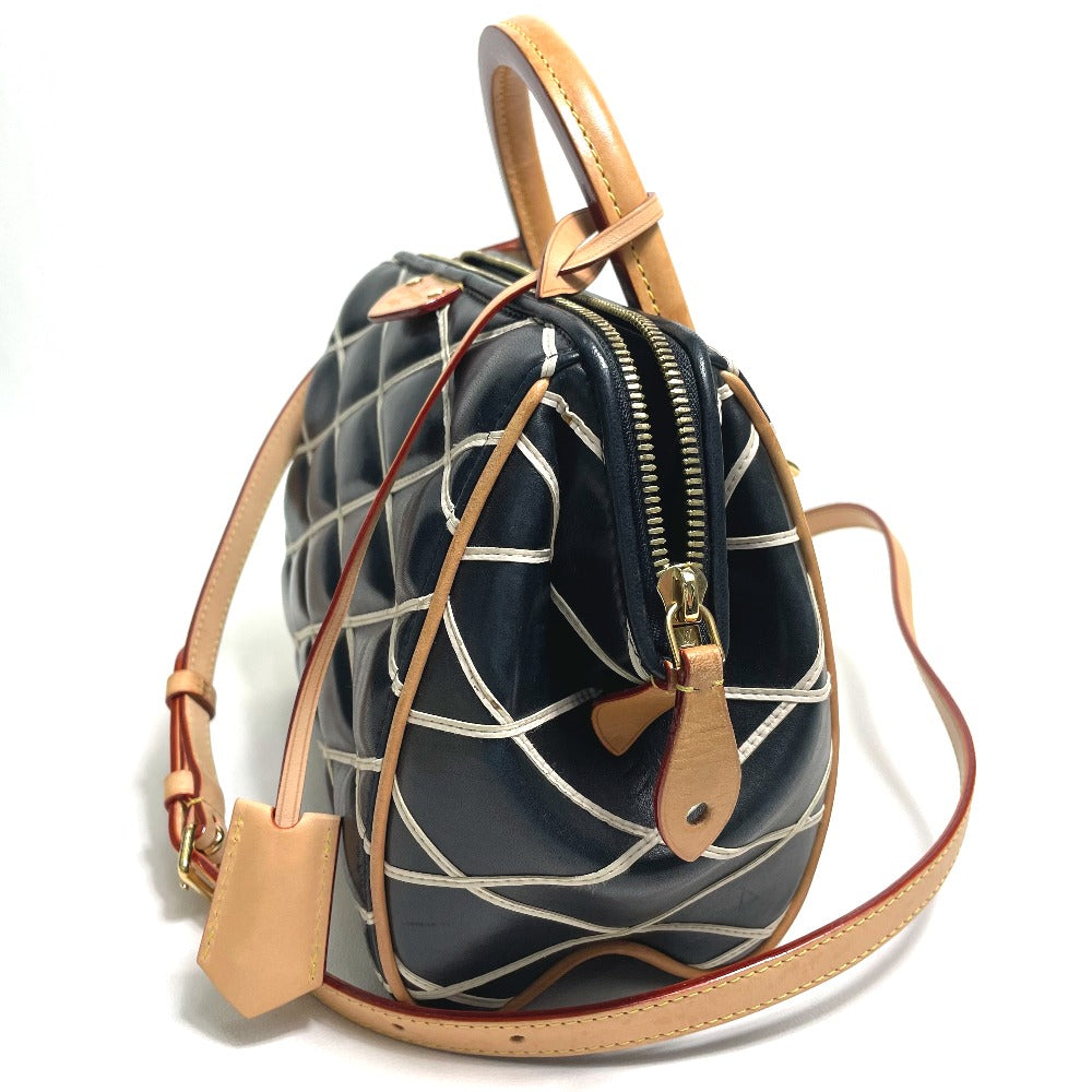 LOUIS VUITTON Handbag M50011 lambskin black Martage Dock BB