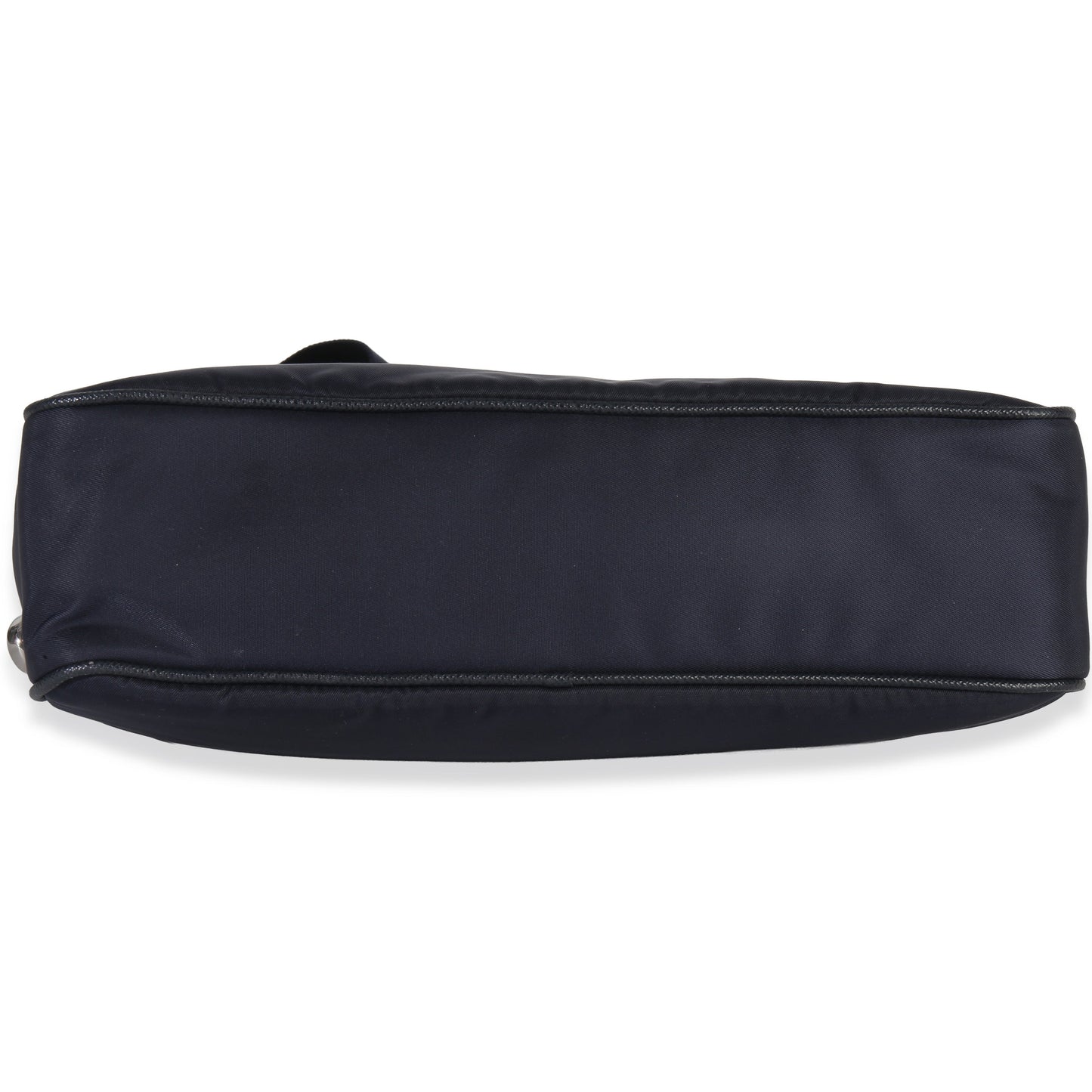 Prada Navy Re-Nylon & Saffiano Leather Trim Shoulder Bag