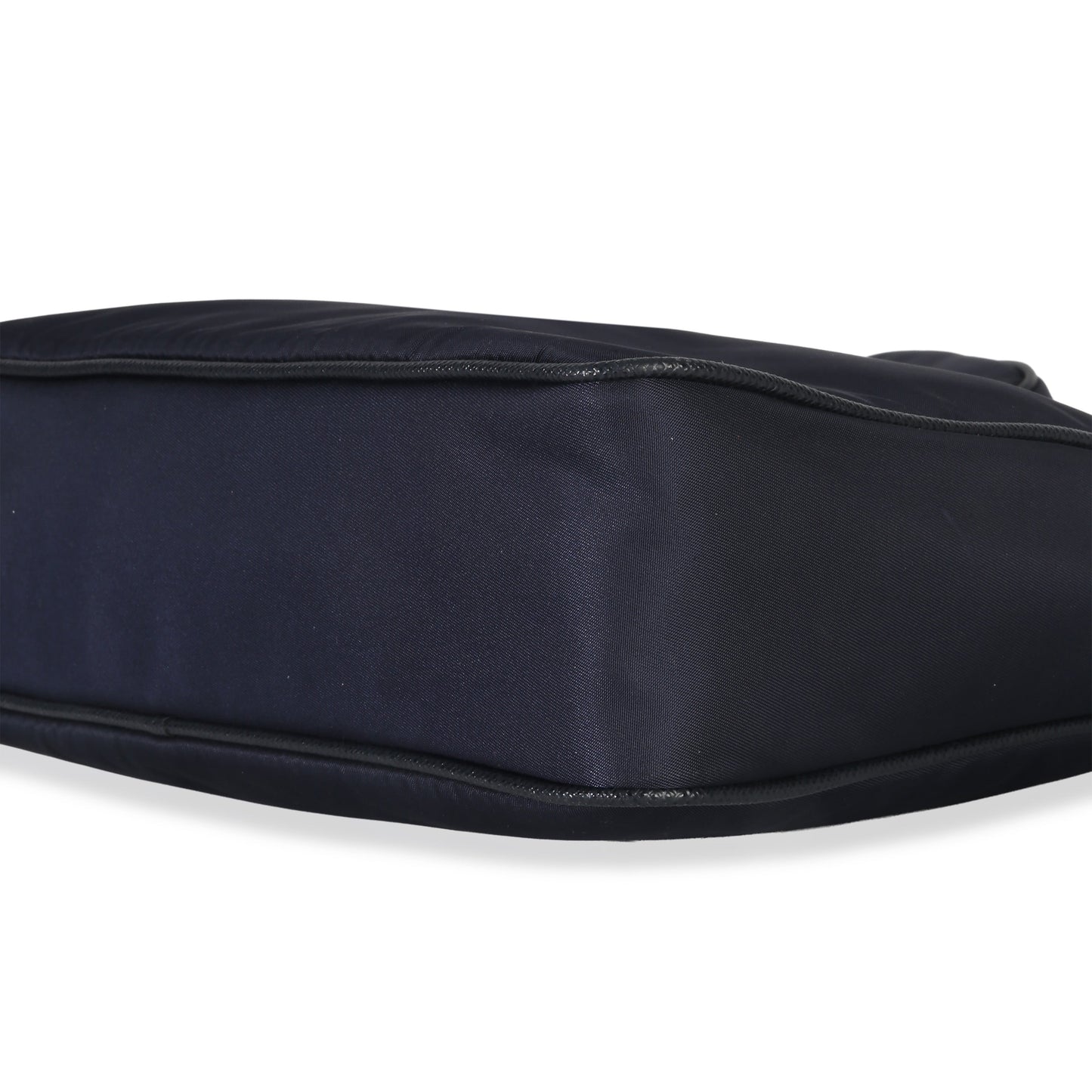 Prada Navy Re-Nylon & Saffiano Leather Trim Shoulder Bag