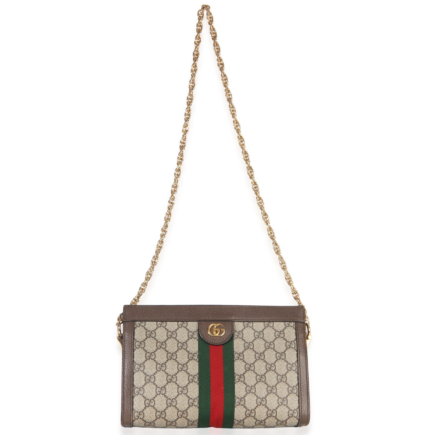 Gucci Beige GG Supreme Web Ophidia GG Small Shoulder Bag