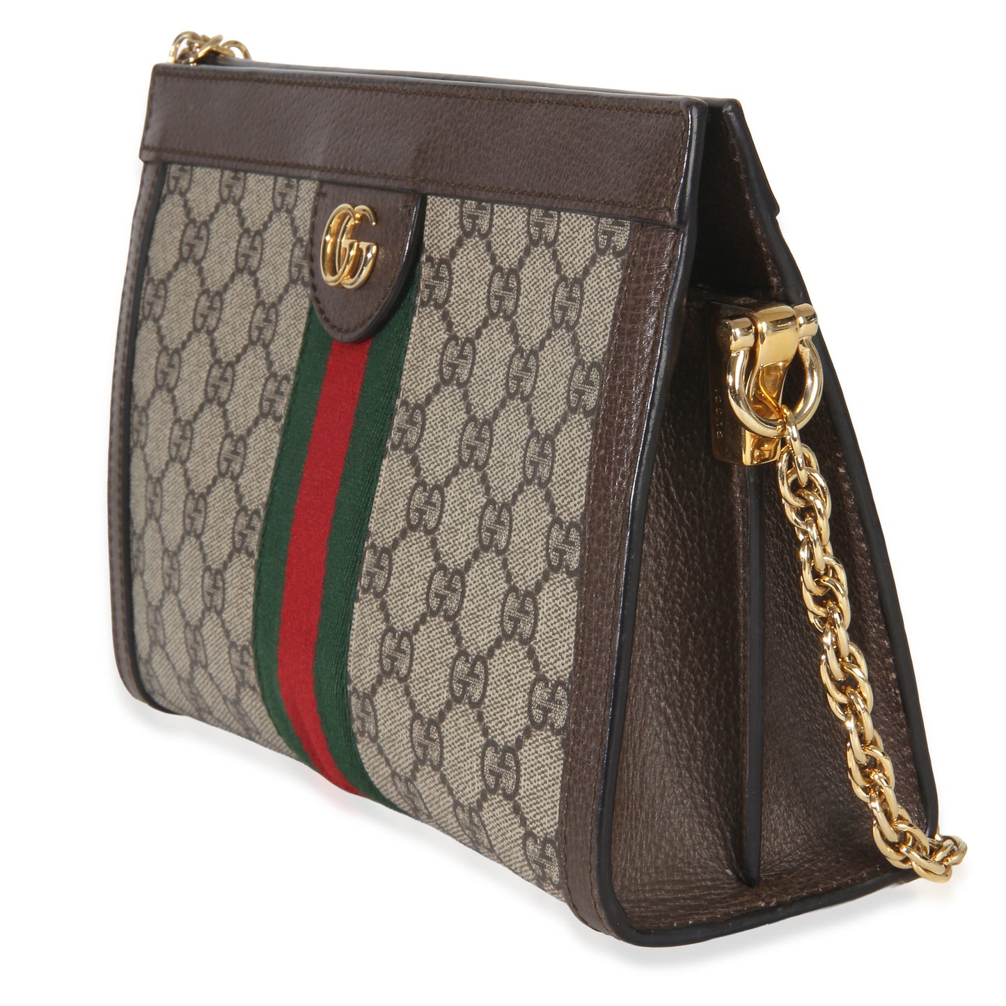 Gucci Beige GG Supreme Web Ophidia GG Small Shoulder Bag