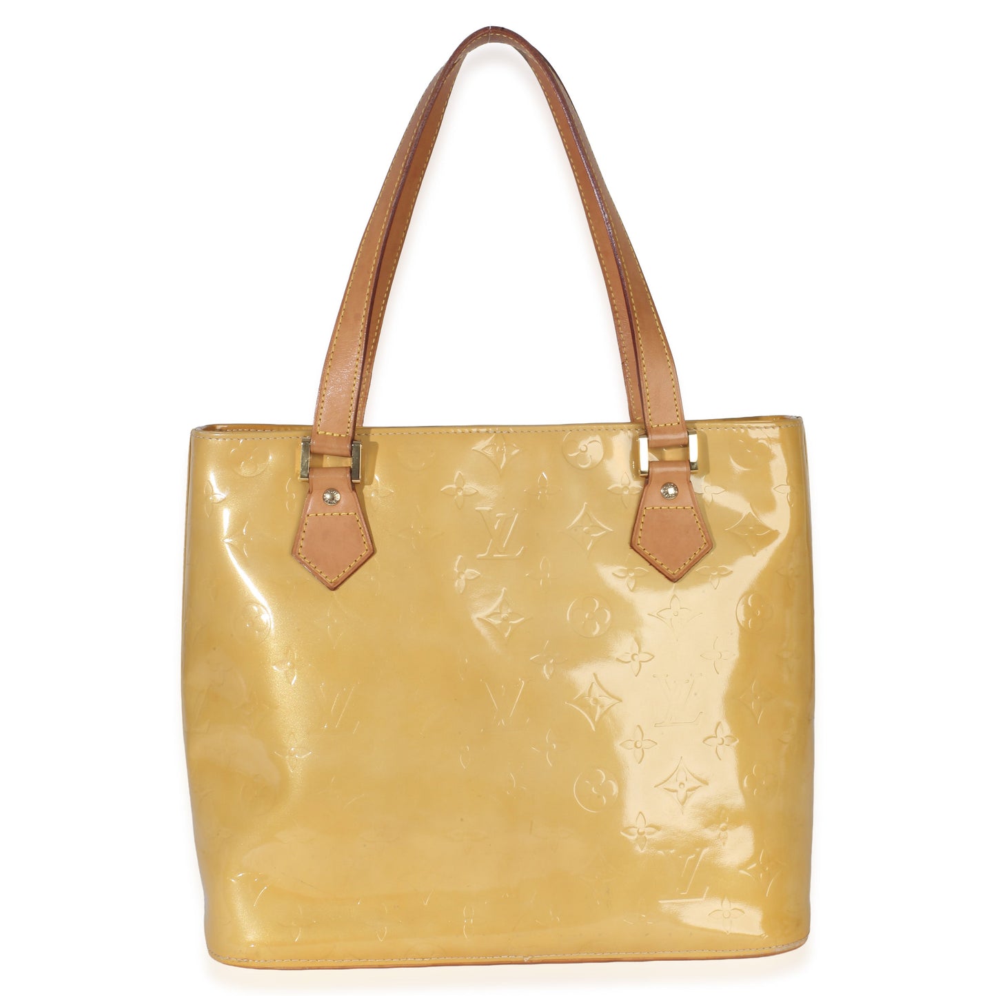 Louis Vuitton Vintage Yellow Monogram Vernis Houston