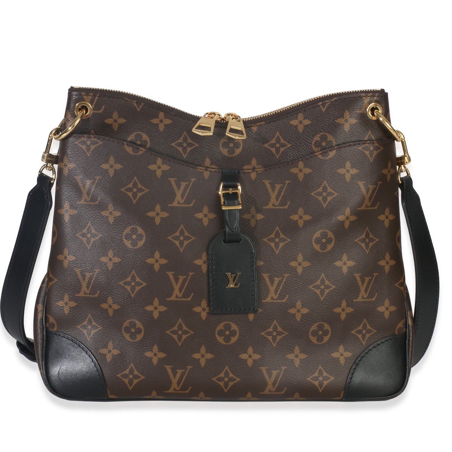 Louis Vuitton Black Monogram Canvas Odeon MM