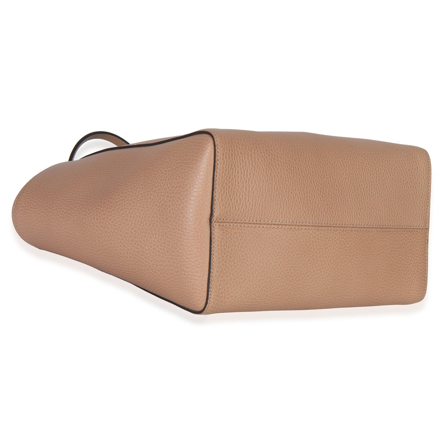 Gucci Beige Blue Dollar Calfskin Swing Tote Bag