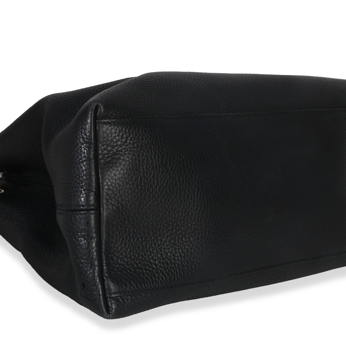 Gucci Black Pebbled Calfskin Medium Soho Chain Shoulder Bag