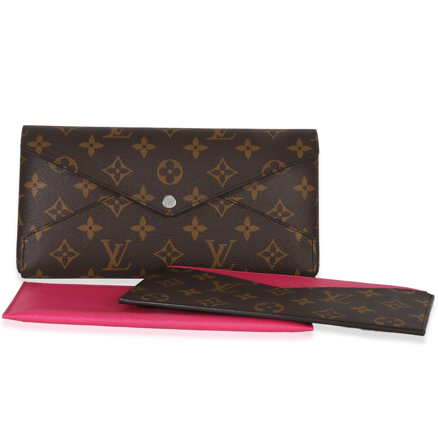 Louis Vuitton Pondichery Pink Monogram Canvas Kirigami Organizer Wallet