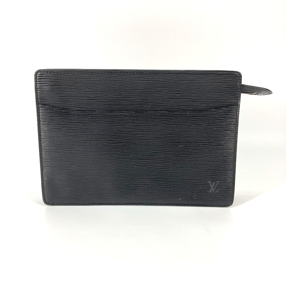 LOUIS VUITTON business bag M52522 Epi Leather black Epi Pochette homme mens