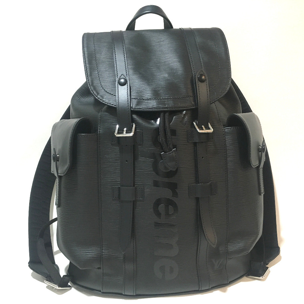 LOUIS VUITTON Backpack M53413 Epi Leather black Epi Christopher PM backpack