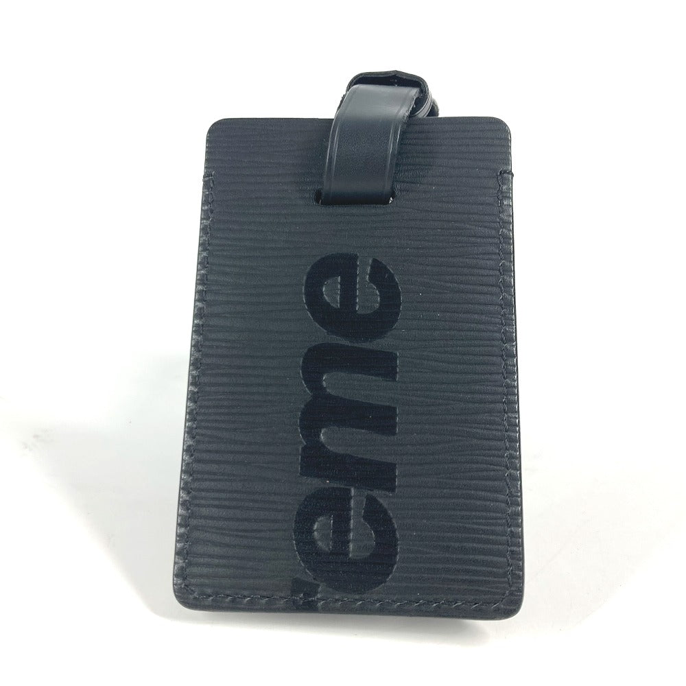 LOUIS VUITTON Name tag M67726 Epi Leather black Epi Supreme collaboration unisex(Unisex)