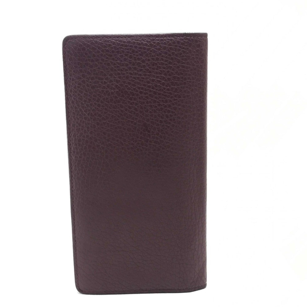 LOUIS VUITTON Long Wallet Purse Taurillon Clemence Leather Bordeauxtype Portefeuille Blaza mens
