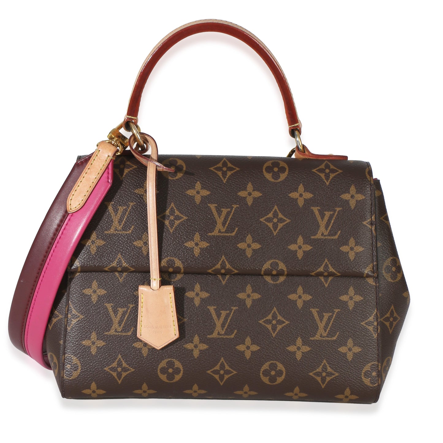 Louis Vuitton Bordeaux Fuchsia Monogram Canvas Cluny BB