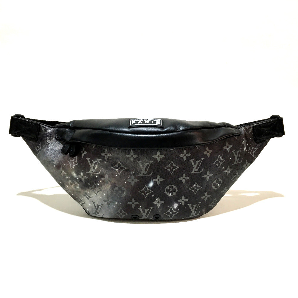 LOUIS VUITTON Sling bag ï¼­44444 Monogram Galaxy Canvas, Leather Silverx black Monogram Galaxy Discovery Bum Bag