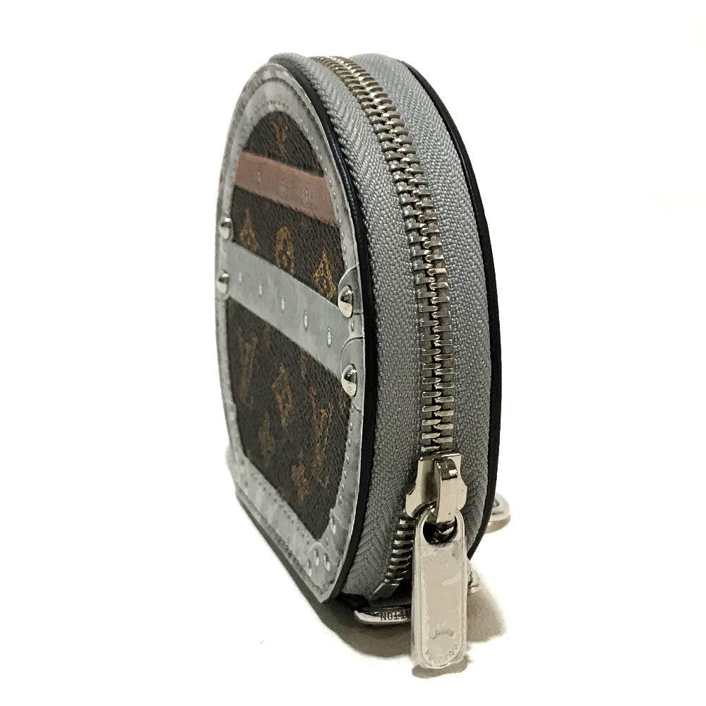 LOUIS VUITTON Key ring M63596 Monogram canvas Brown Transformed monogram Micro-Bowat-Shapo