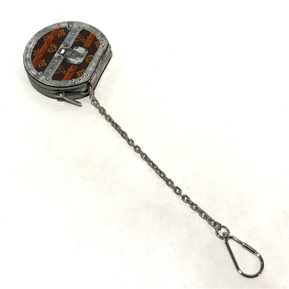 LOUIS VUITTON Key ring M63596 Monogram canvas Brown Transformed monogram Micro-Bowat-Shapo