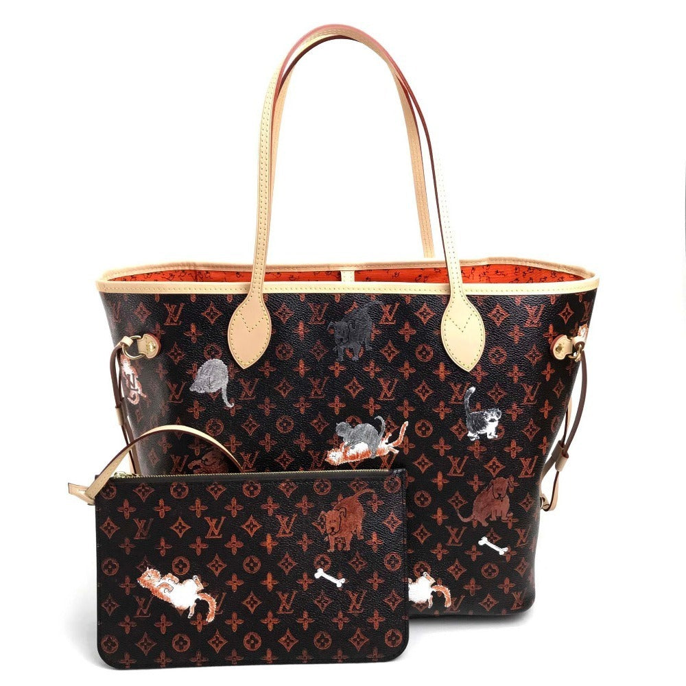 LOUIS VUITTON Tote Bag M44441 Monogram canvas Brown Monogram Neverfull MM