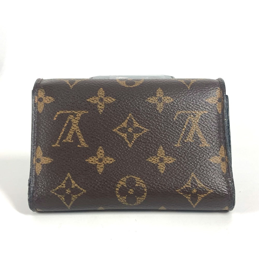 LOUIS VUITTON Trifold wallet M62578 Monogram canvas Brown Monogram Portefeuille Flower Compact Women