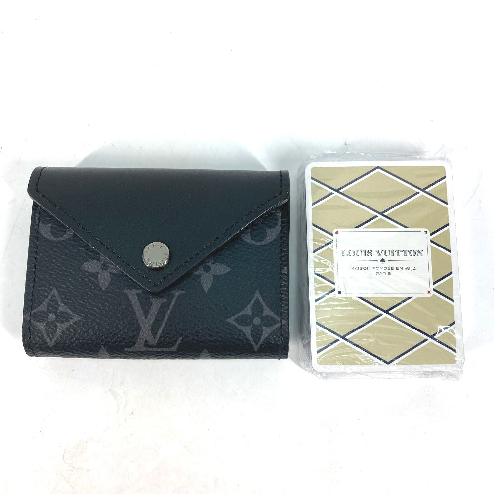 LOUIS VUITTON Card Case GI0198 Monogram Eclipse Canvas black Etui cult arseine mens(Unisex)