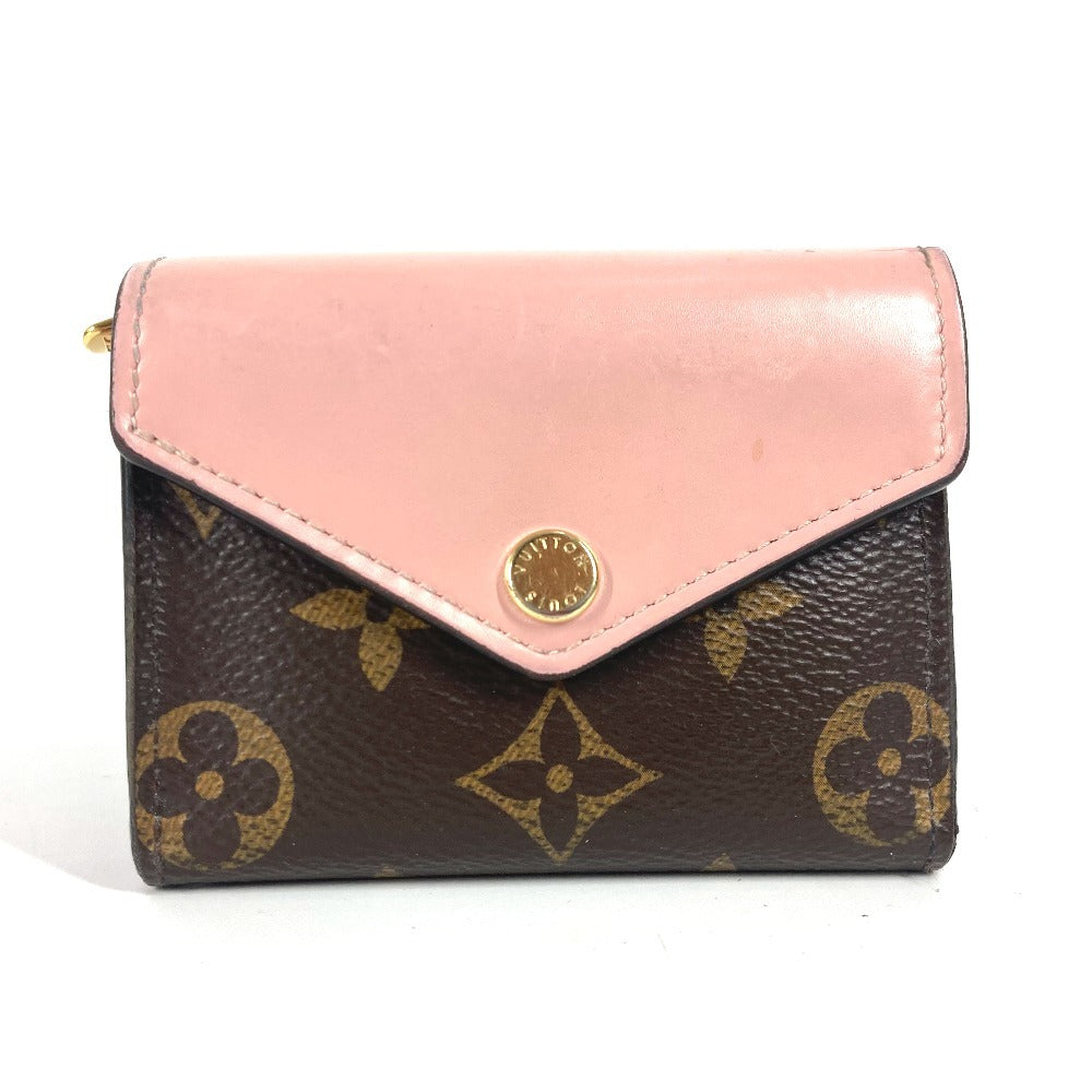 LOUIS VUITTON Trifold wallet M62933 Monogram canvas Brown Monogram Portefeuille Zoe