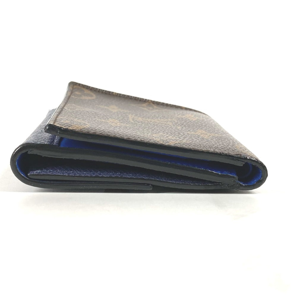 LOUIS VUITTON Folded wallet M63041 Monogram canvas Brown Monogram & Taiga Compact wallet mens