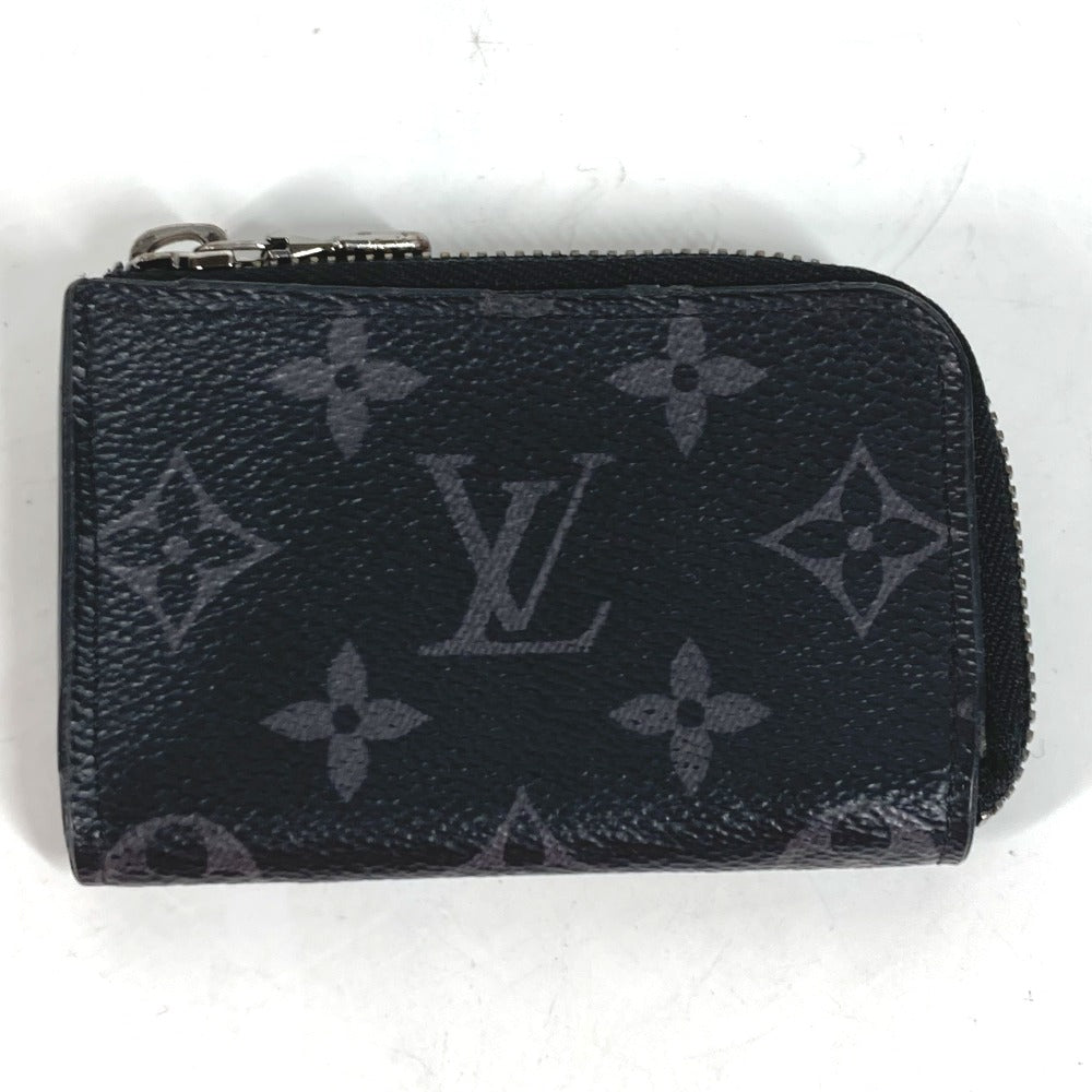 LOUIS VUITTON Coin case M63536 Monogram Eclipse Canvas black Monogram Eclipse Portemone Jules mens