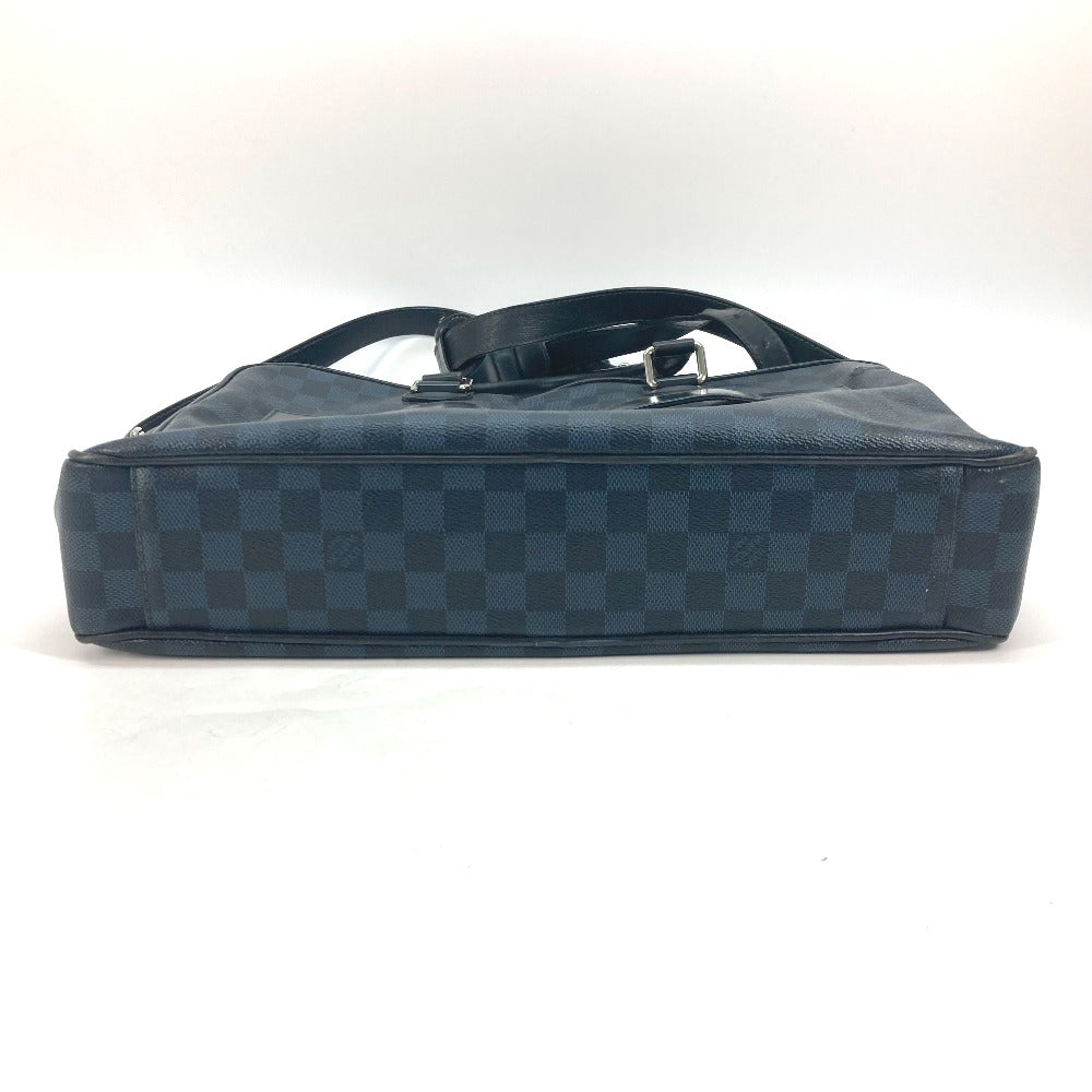 LOUIS VUITTON Business bag âm41347 Damier Cobalt Canvas black Damier Cobalt Porto Documan Business PDB mens