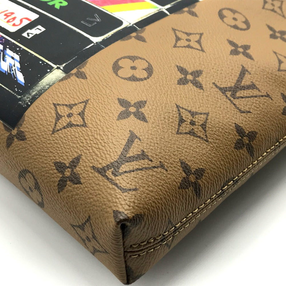 LOUIS VUITTON Tote Bag M45198 Monogram reverse canvas Brown type Monogram Reverse Video Print Carry it