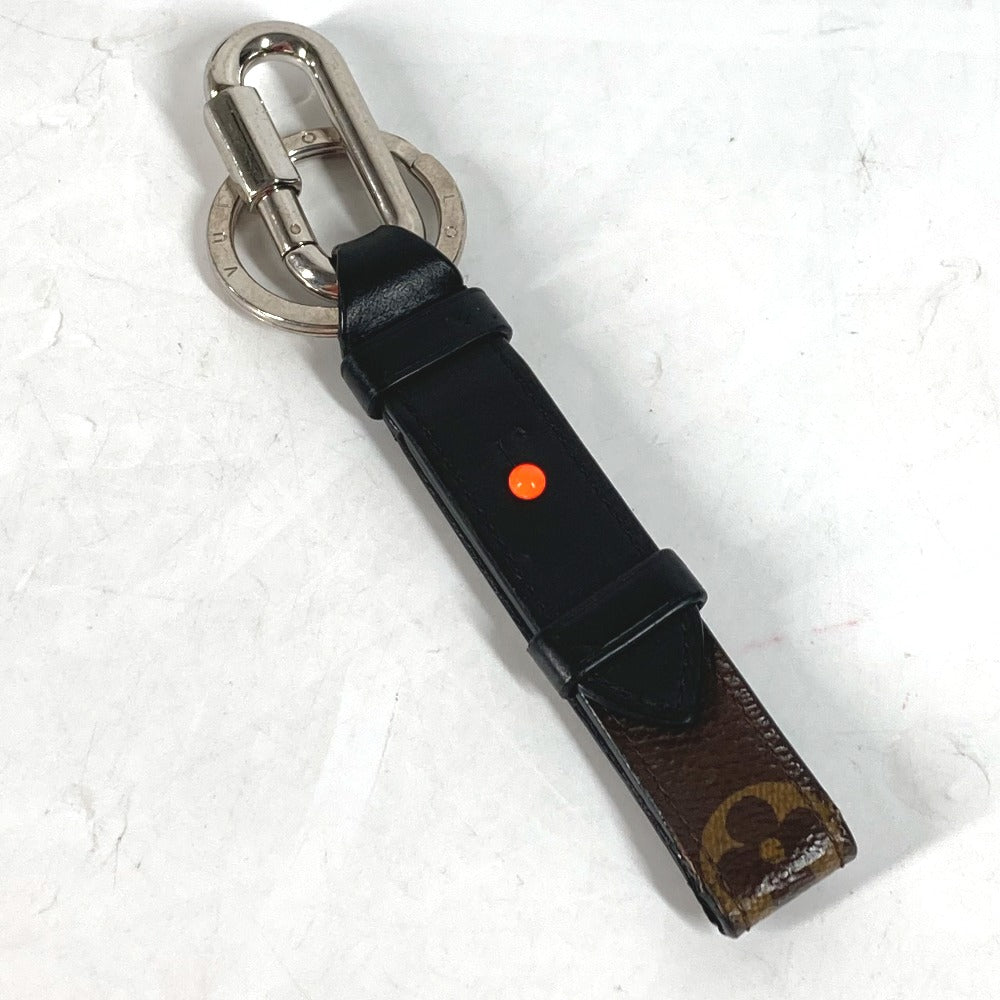 LOUIS VUITTON key ring MP2293 Monogram canvas Brown Monogram Porto Cle Dragonne mens