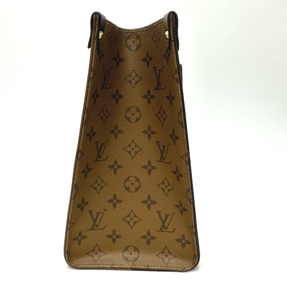 LOUIS VUITTON Tote Bag M45321 Monogram canvas Brown Monogram On the Go MM