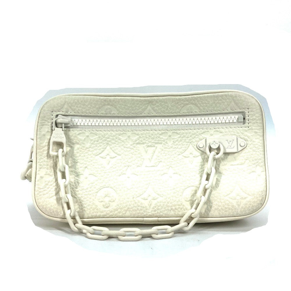 LOUIS VUITTON Clutch bag M53551  Monogram Ann Platt Leather white Monogram Ann Platt Pochette Volga Women