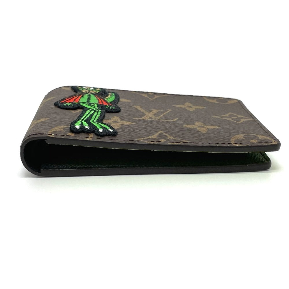 LOUIS VUITTON Folded wallet M80156 Monogram canvas Brown Animal Monogram Portefeuille Slender NM mens