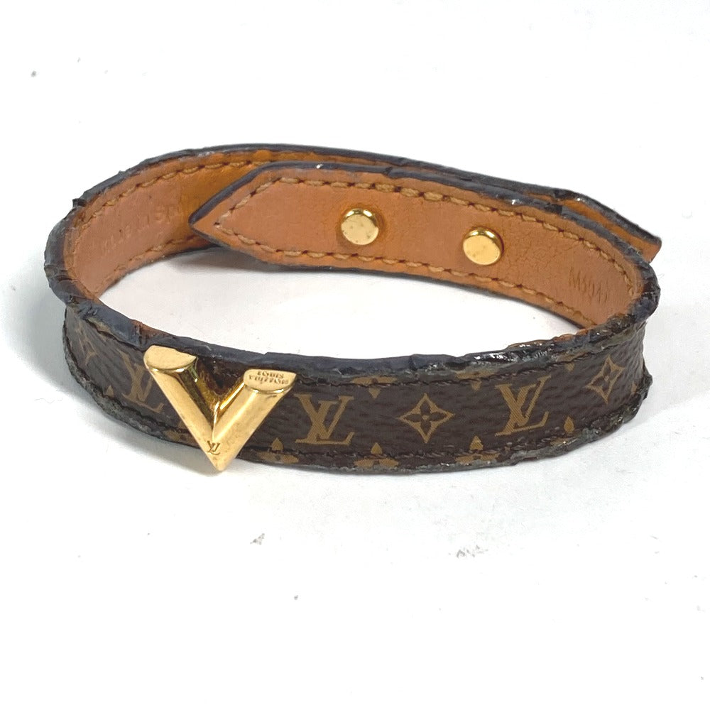 LOUIS VUITTON bracelet M6042F Monogram canvas Brown Monogram Bracelet Essential V Women 17