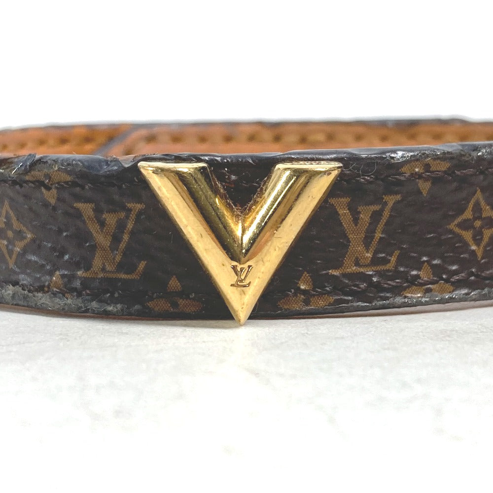 LOUIS VUITTON bracelet M6042F Monogram canvas Brown Monogram Bracelet Essential V Women 17